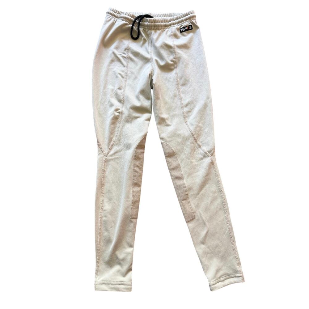 Kerrits drawstring knee patch riding pants kids large